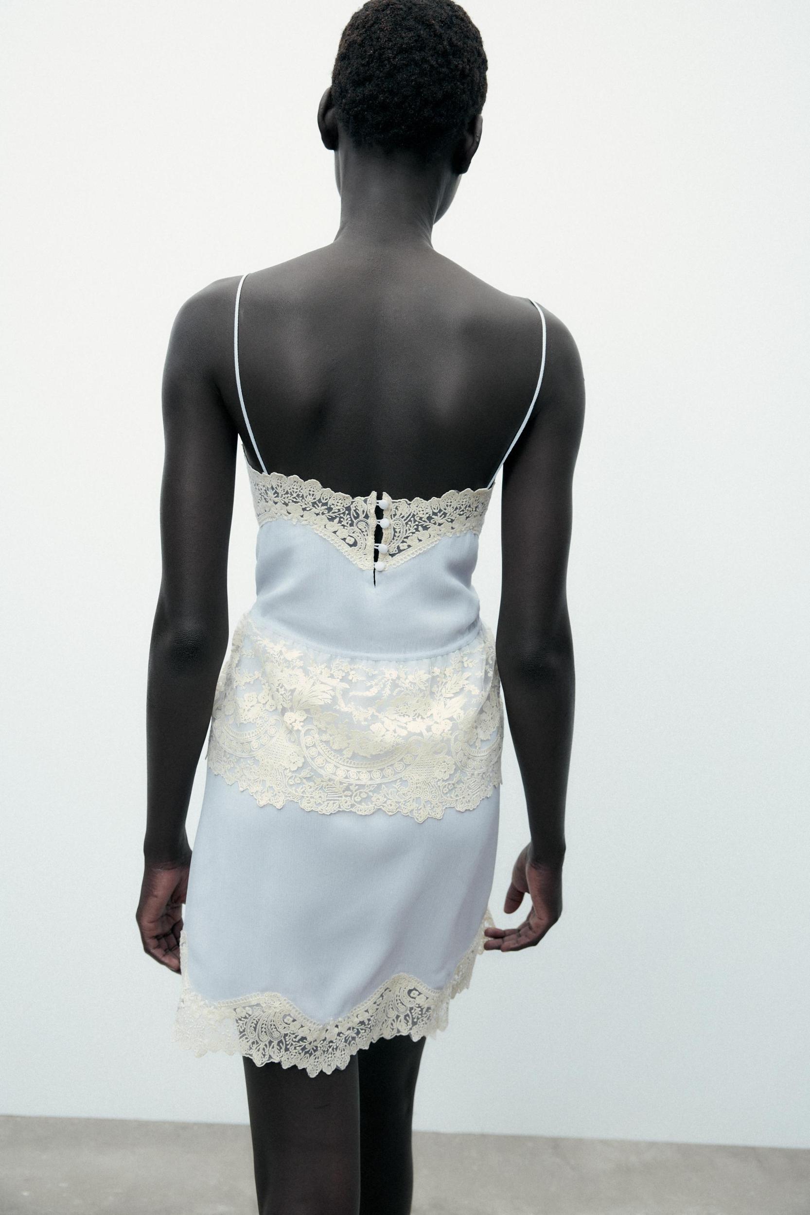 LACE STRAP DRESS Product Image