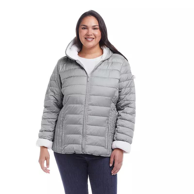 Women's Weathercast Sherpa-Lined Puffer Jacket,  Product Image
