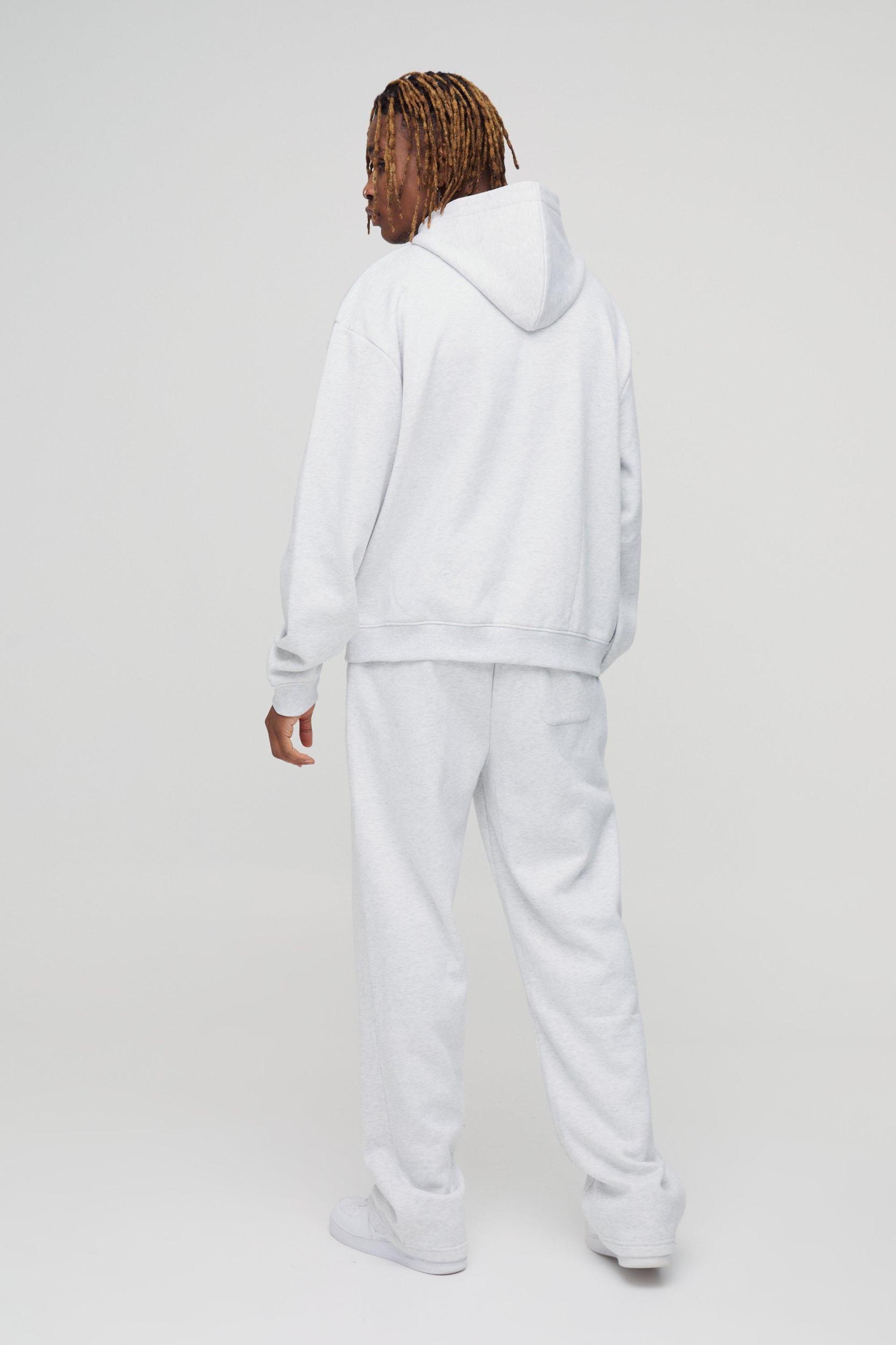 Tall Oversized Boxy Official Hooded Tracksuit | boohooMAN USA Product Image