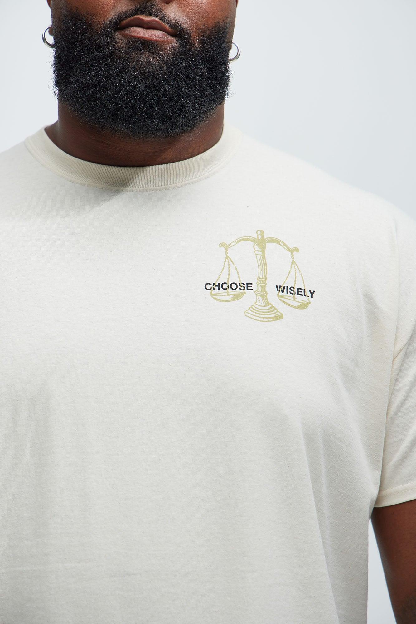 Choices Matter Short Sleeve Tee - Off White Product Image