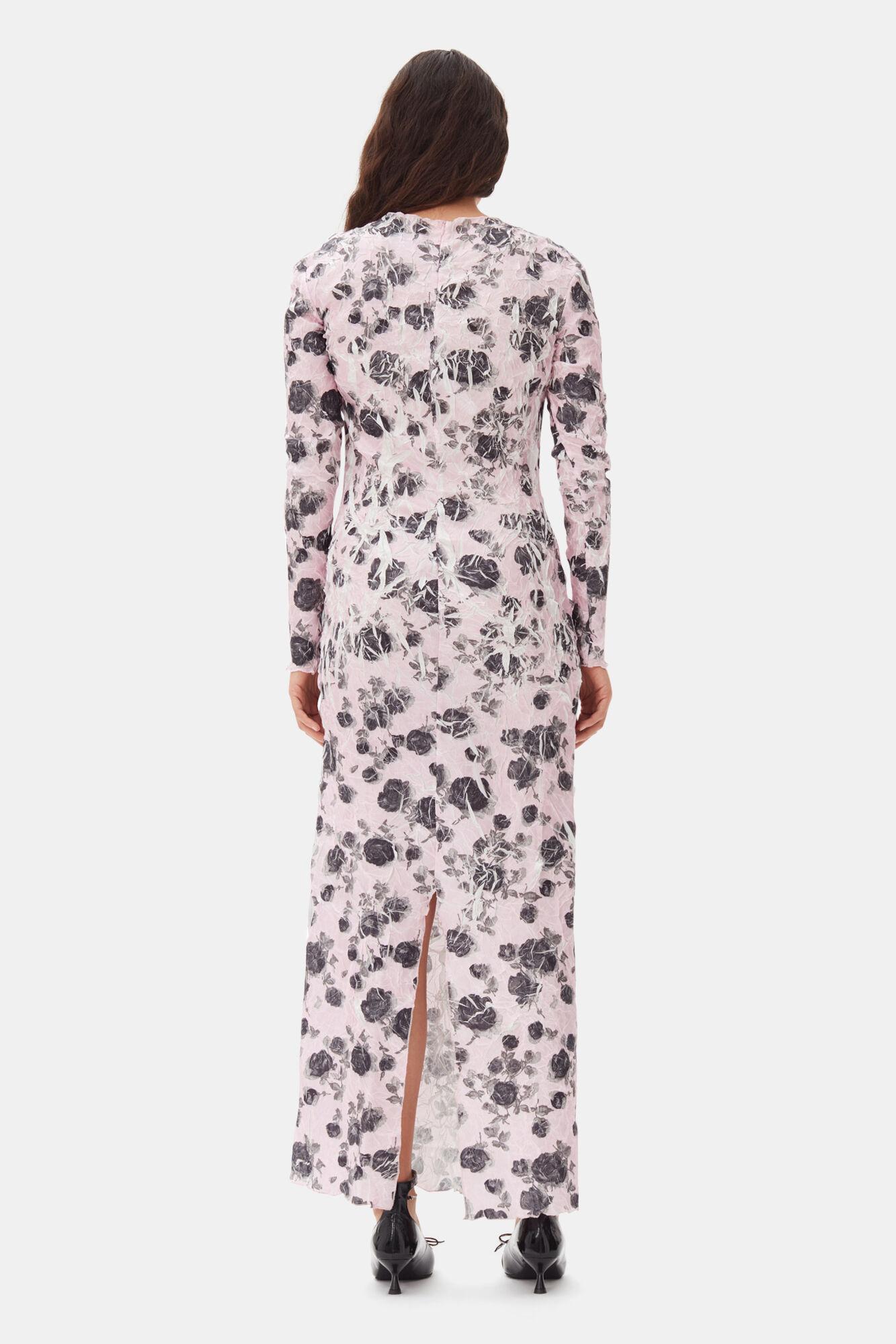 Pink Floral Printed Dress Product Image