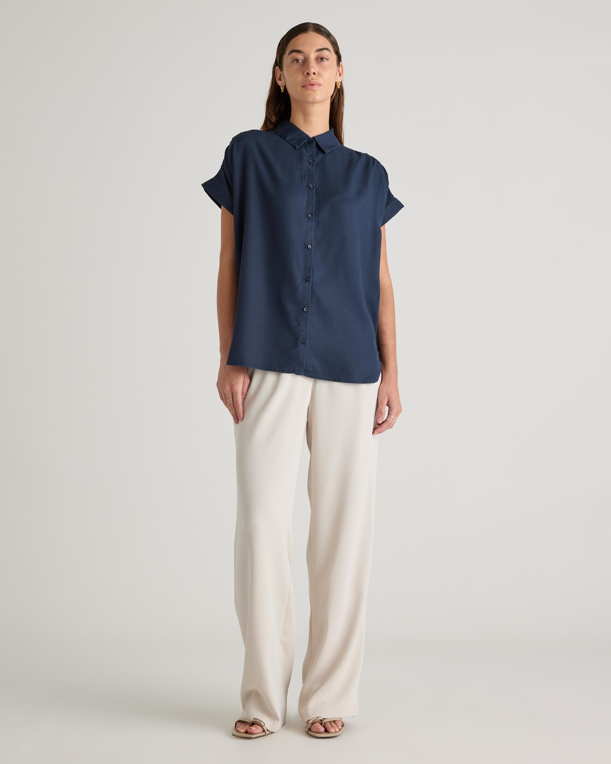 Quince | Women's Vintage Wash Tencel Camp Shirt Product Image