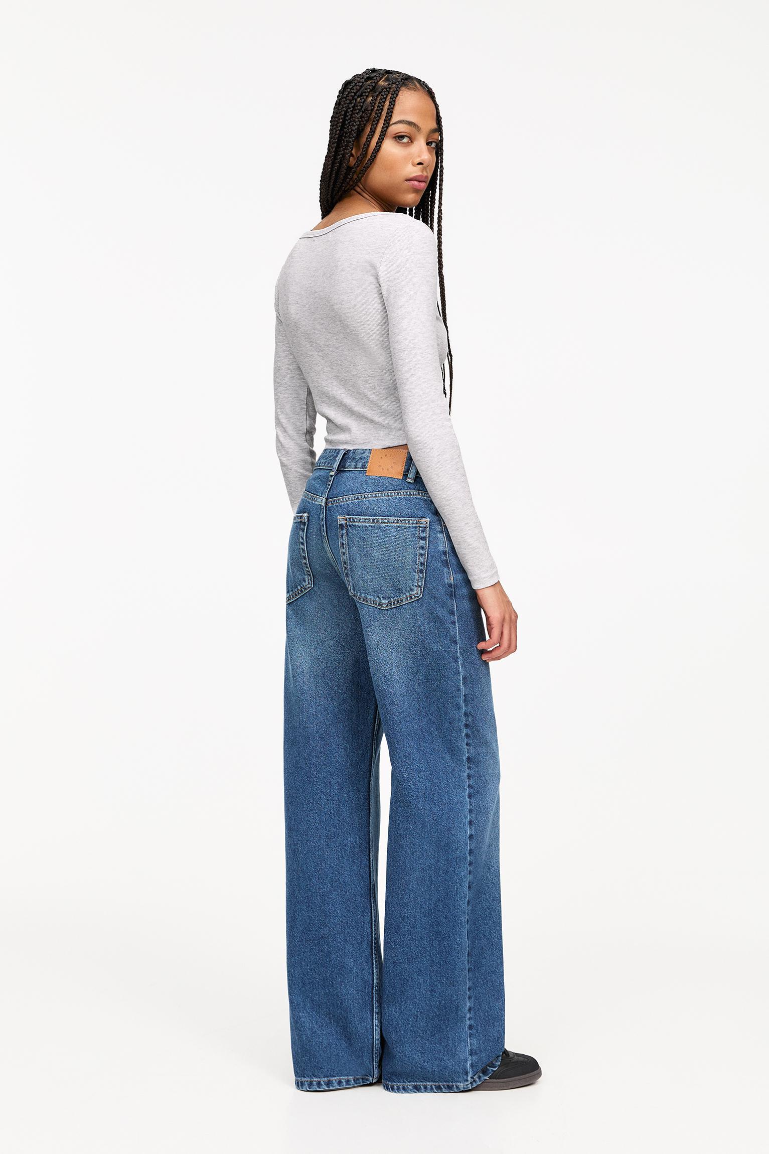 Ribbed long sleeve top Product Image