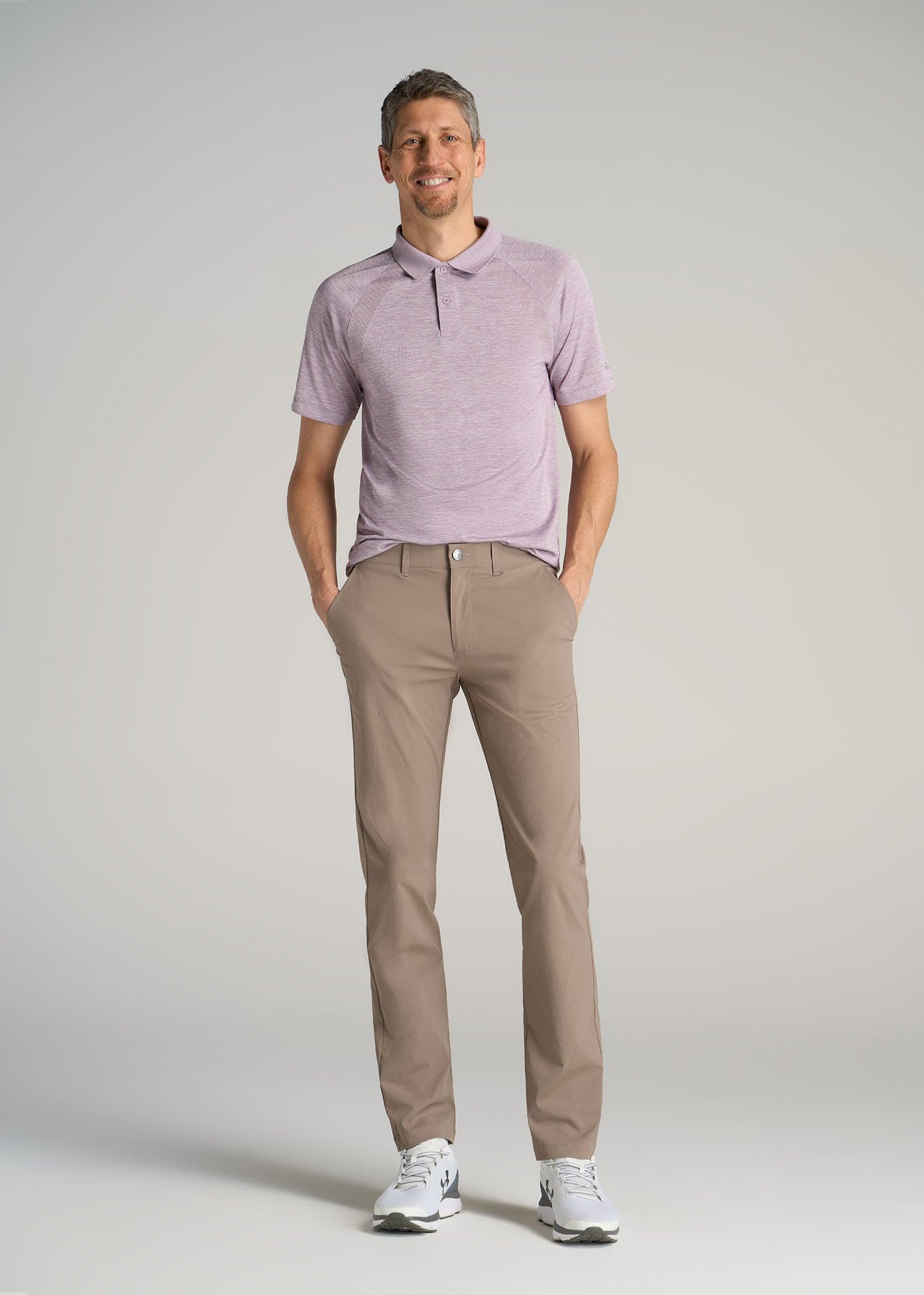 TAPERED FIT Traveler Chino Pants for Tall Men in Marine Navy Male Product Image