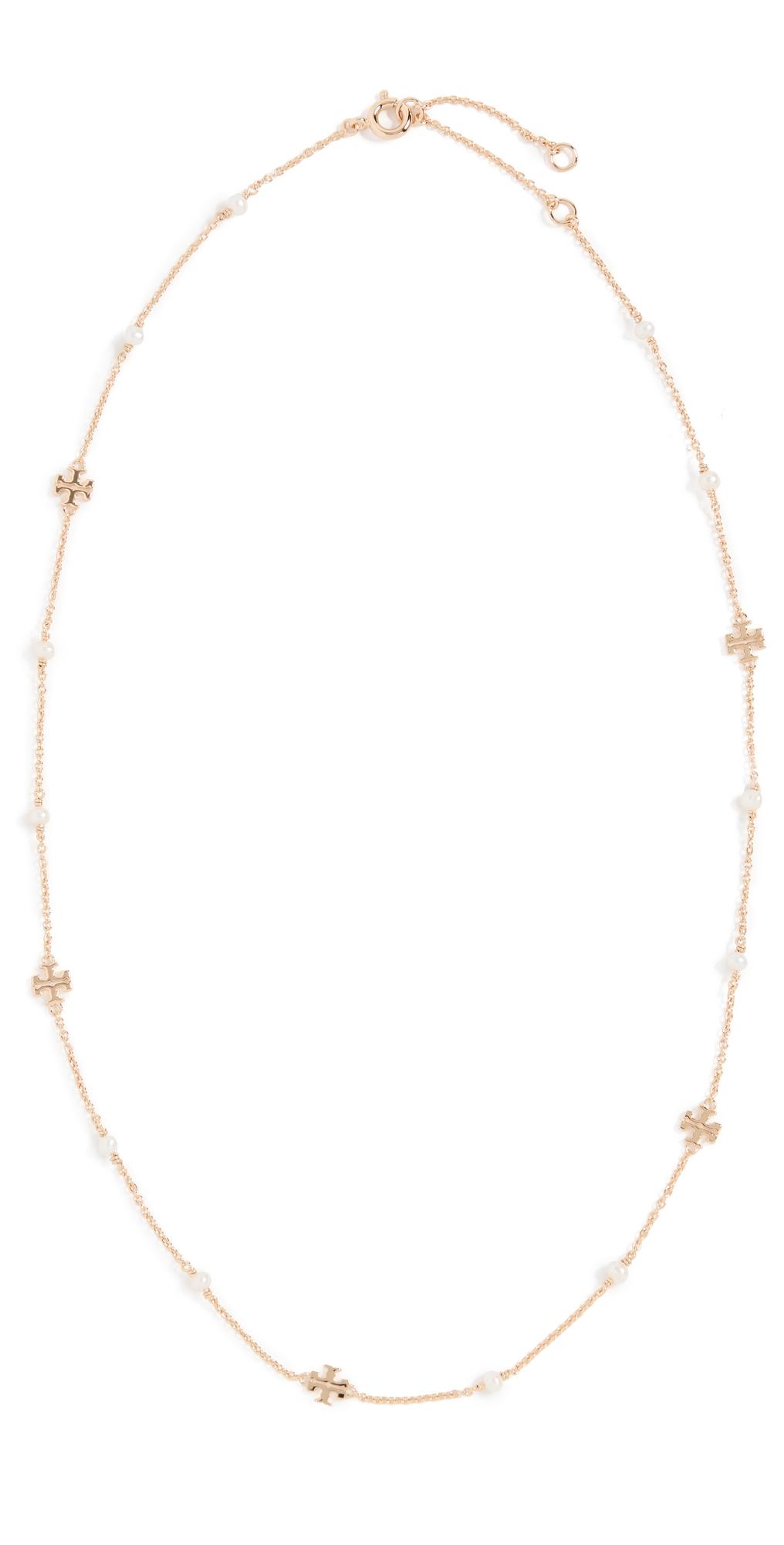 Womens Kira 18K-Gold-Plated & Cultured Pearl Necklace Product Image