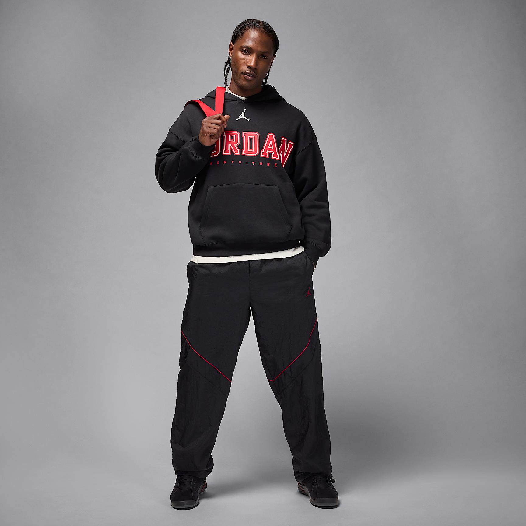 Jordan Brooklyn Fleece Men's Oversized Pullover Hoodie Product Image