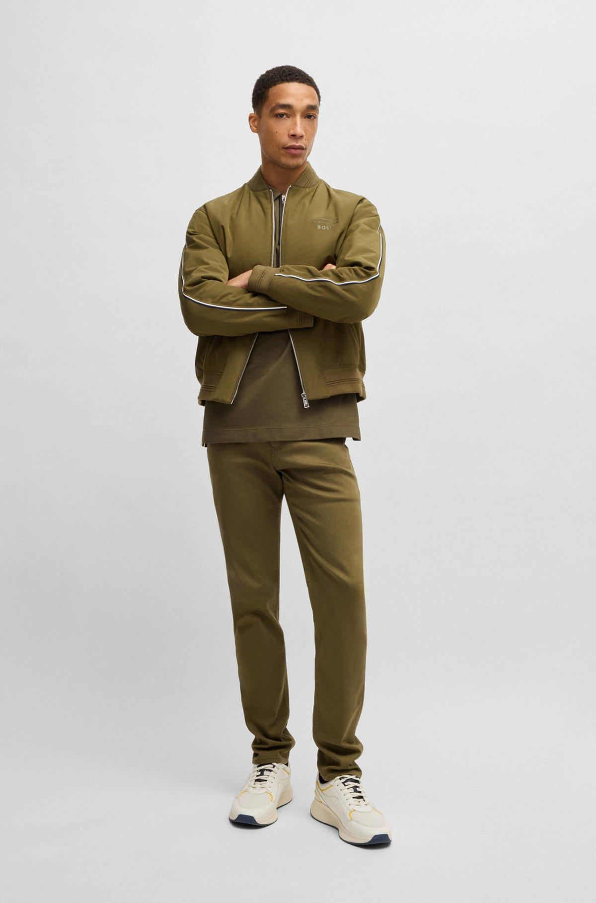 Porsche x BOSS stretch-cotton polo shirt Product Image