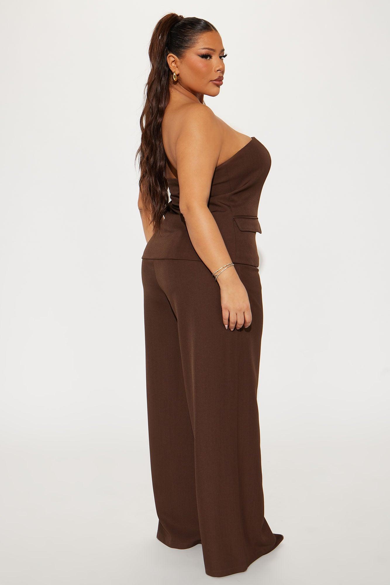 Shayla Pant Set - Chocolate Product Image