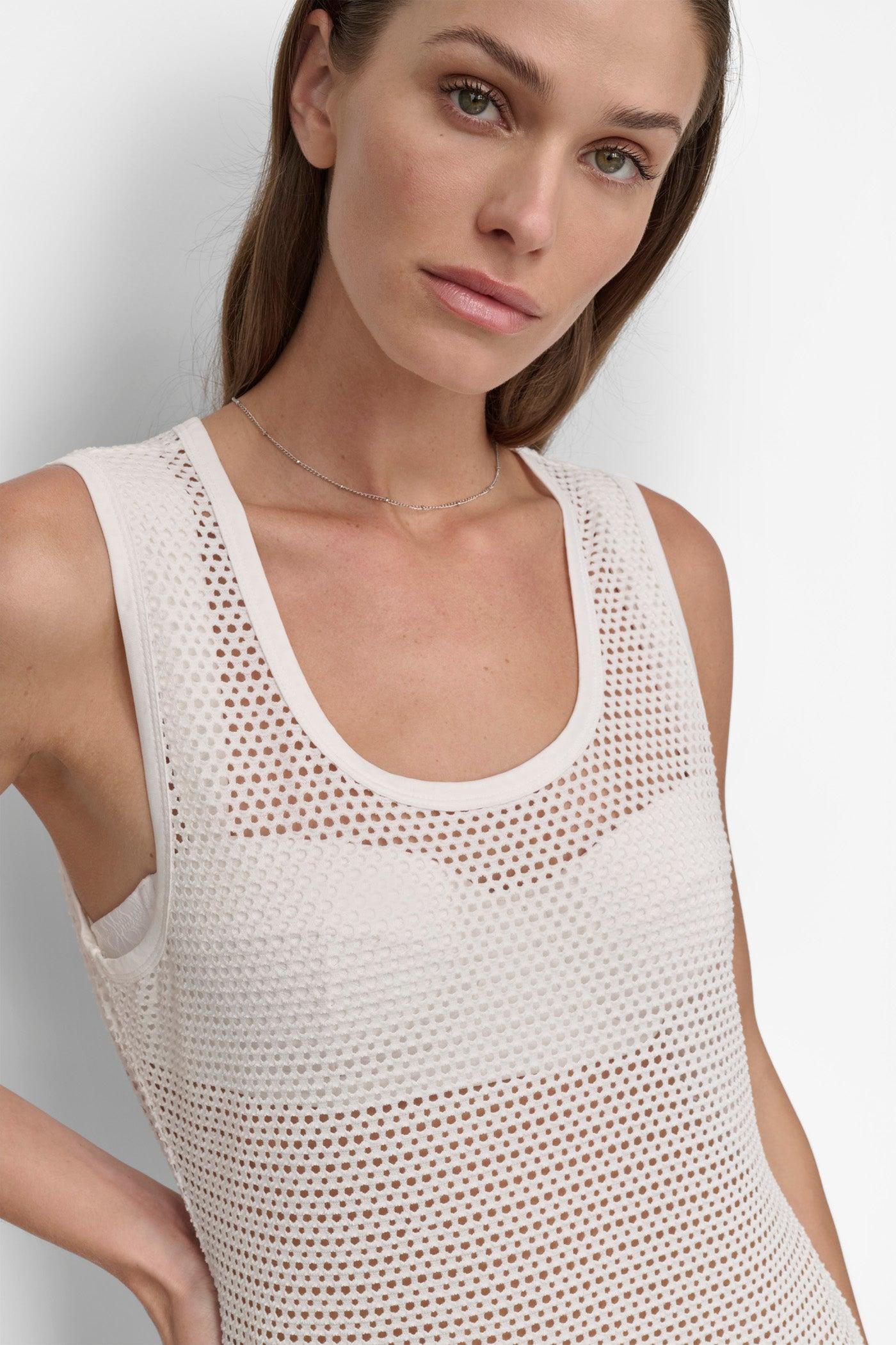 MESH MAXI BEACH DRESS Product Image