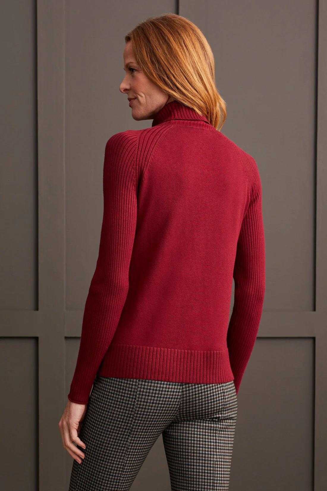 LONG SLEEVE TURTLENECK SWEATER Product Image