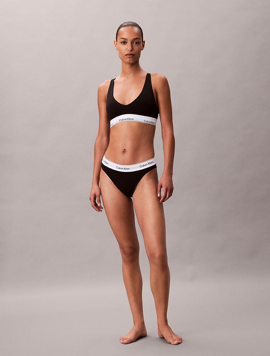 Icon Cotton Modal Unlined Triangle Bralette Product Image