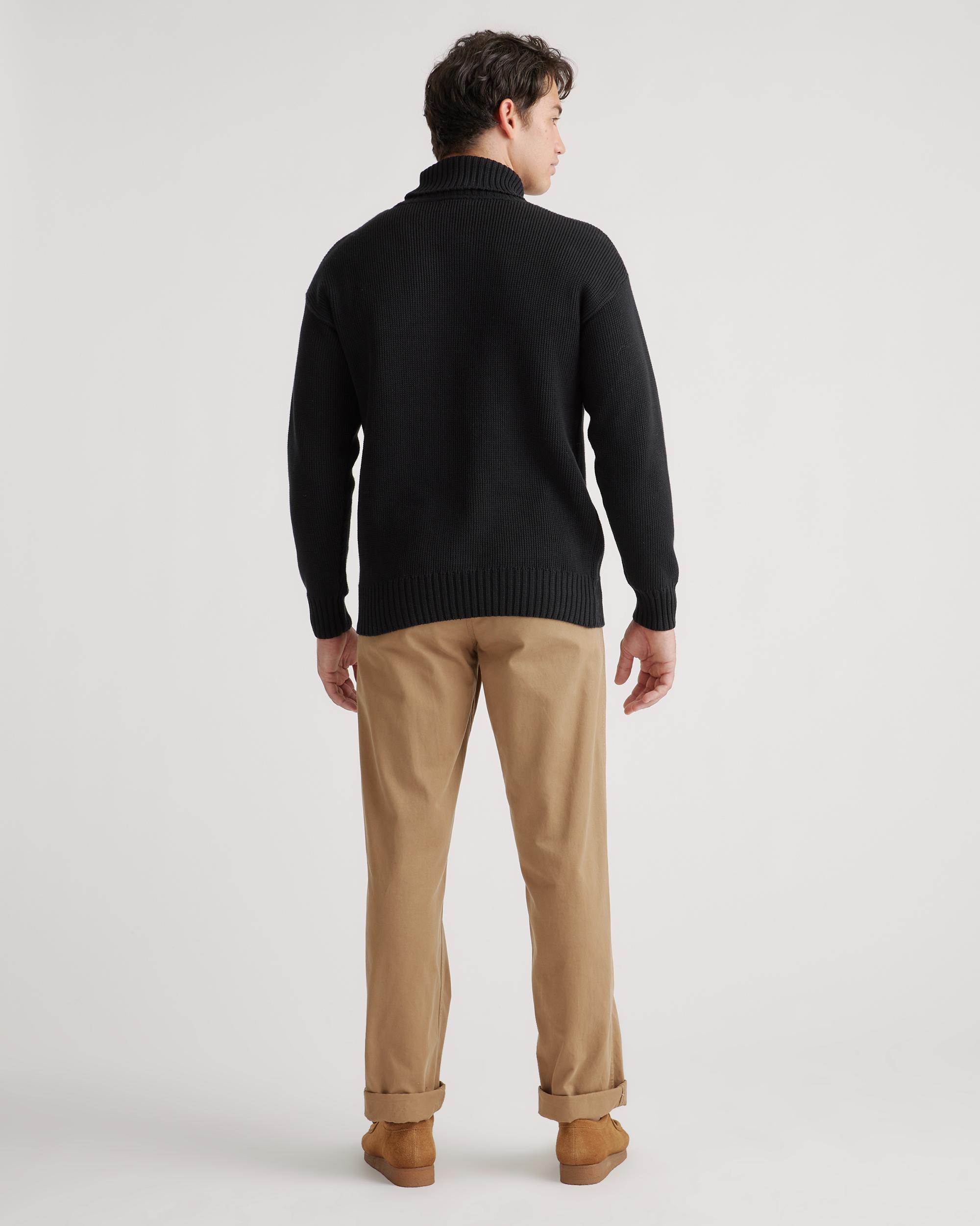 Quince | Men's Turtleneck Sweater Size XL, Organic Cotton Product Image