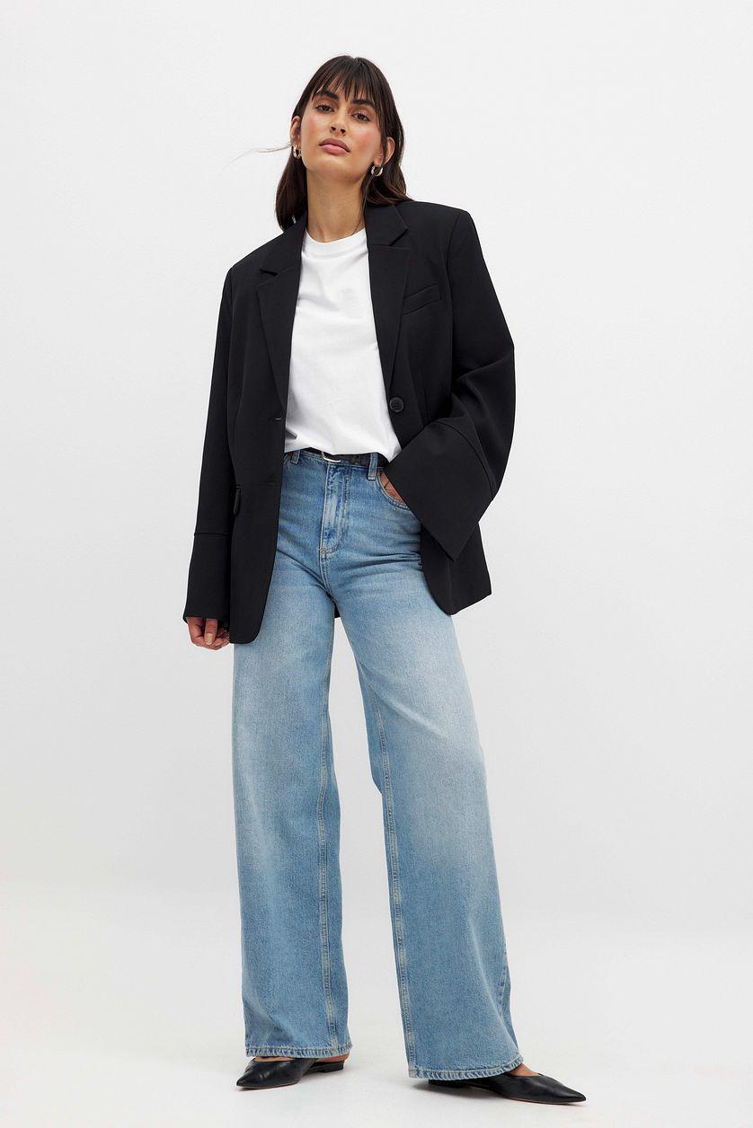 Oversized Blazer With Wide Sleeves Product Image