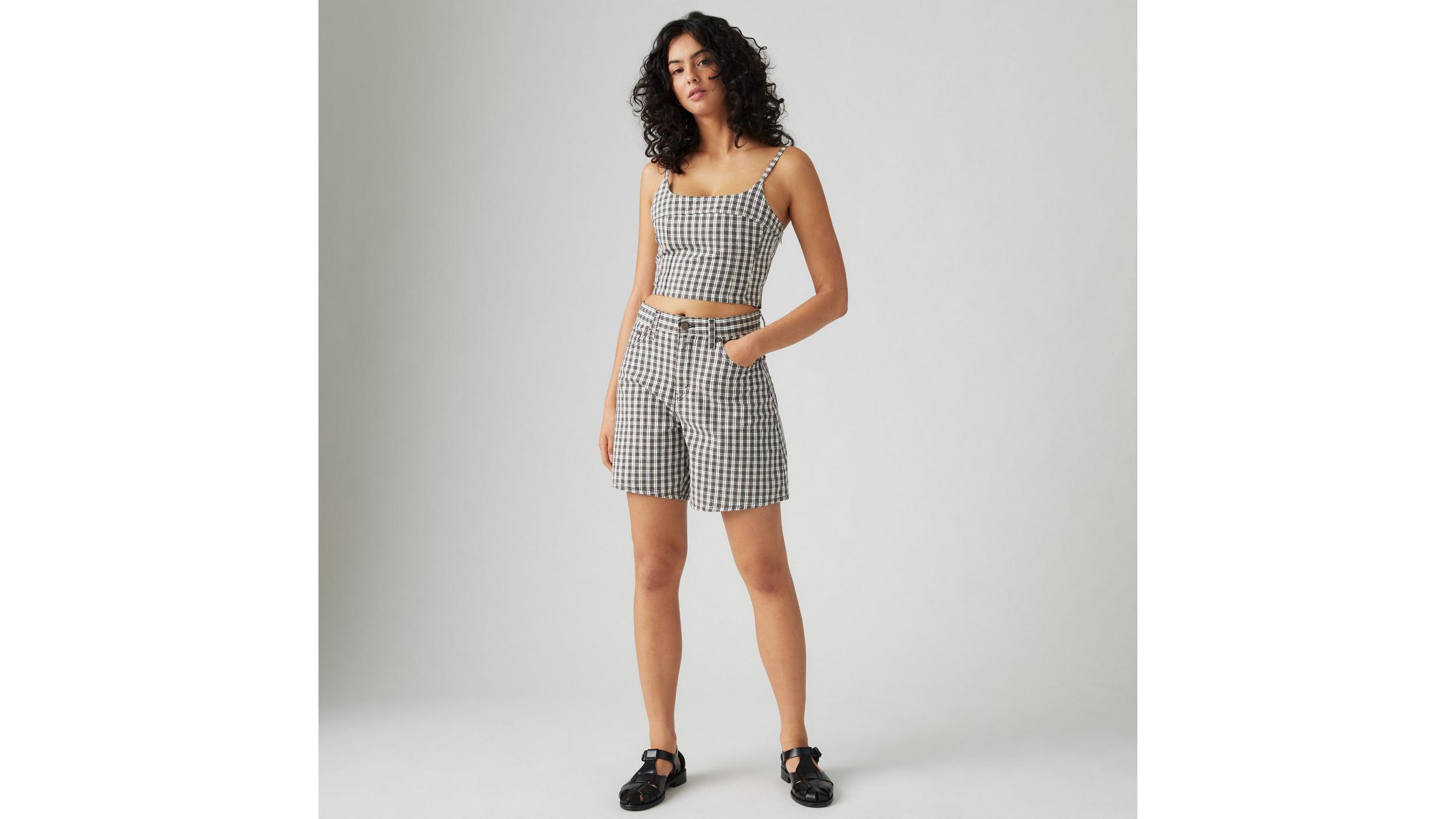 High Rise Baggy Women's Shorts Product Image