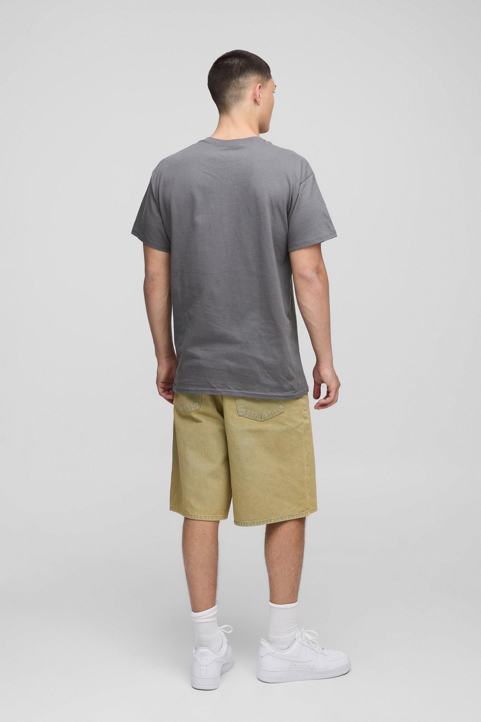 Oversized Tupac License Printed T-Shirt | boohooMAN USA Product Image