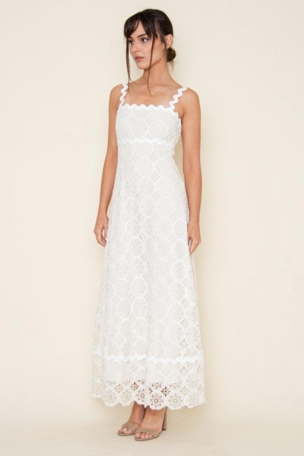Crochet Maxi Dress Product Image