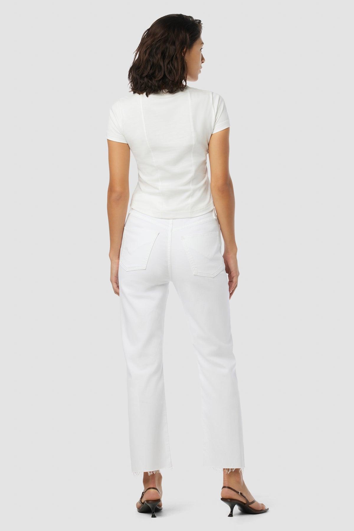 Jade High-Rise Straight Crop Jean Female Product Image