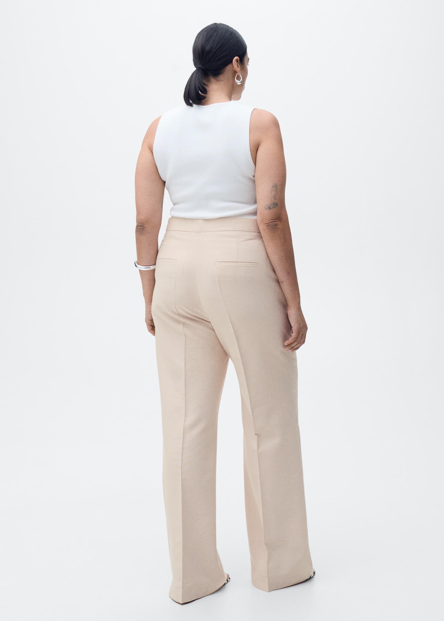 Straight suit trousers - Women | MANGO USA Product Image