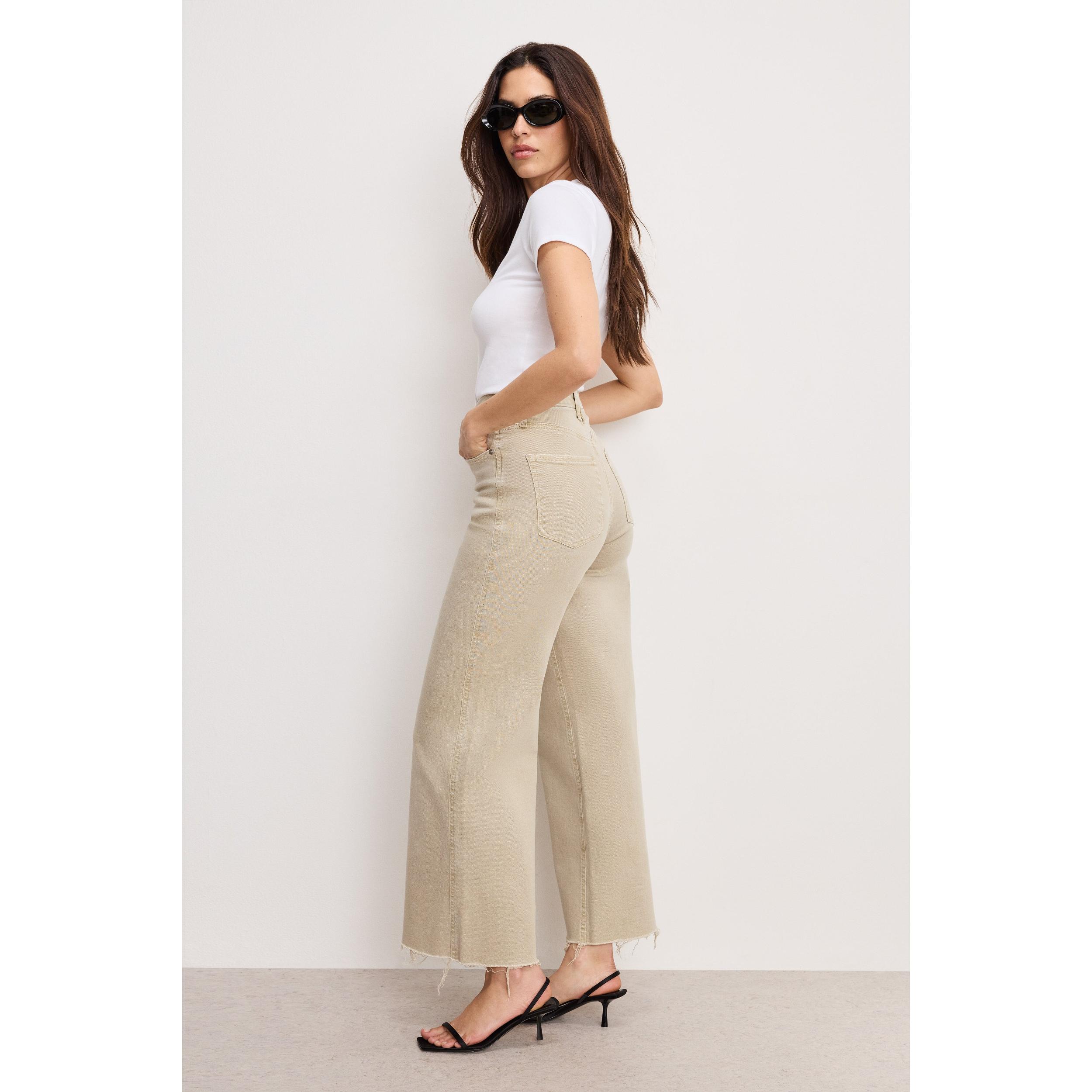 Womens Good Skate Wide-Leg Crop Jeans Product Image