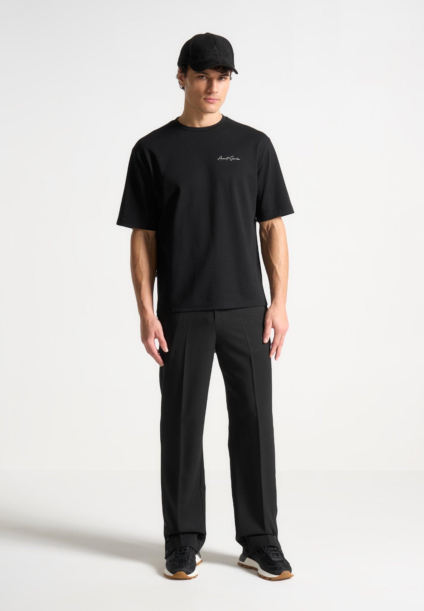 L‘Art - Cotton T-Shirt - Black Male Product Image