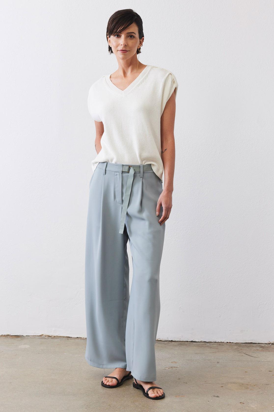 The Editor Wide Leg Trousers Product Image