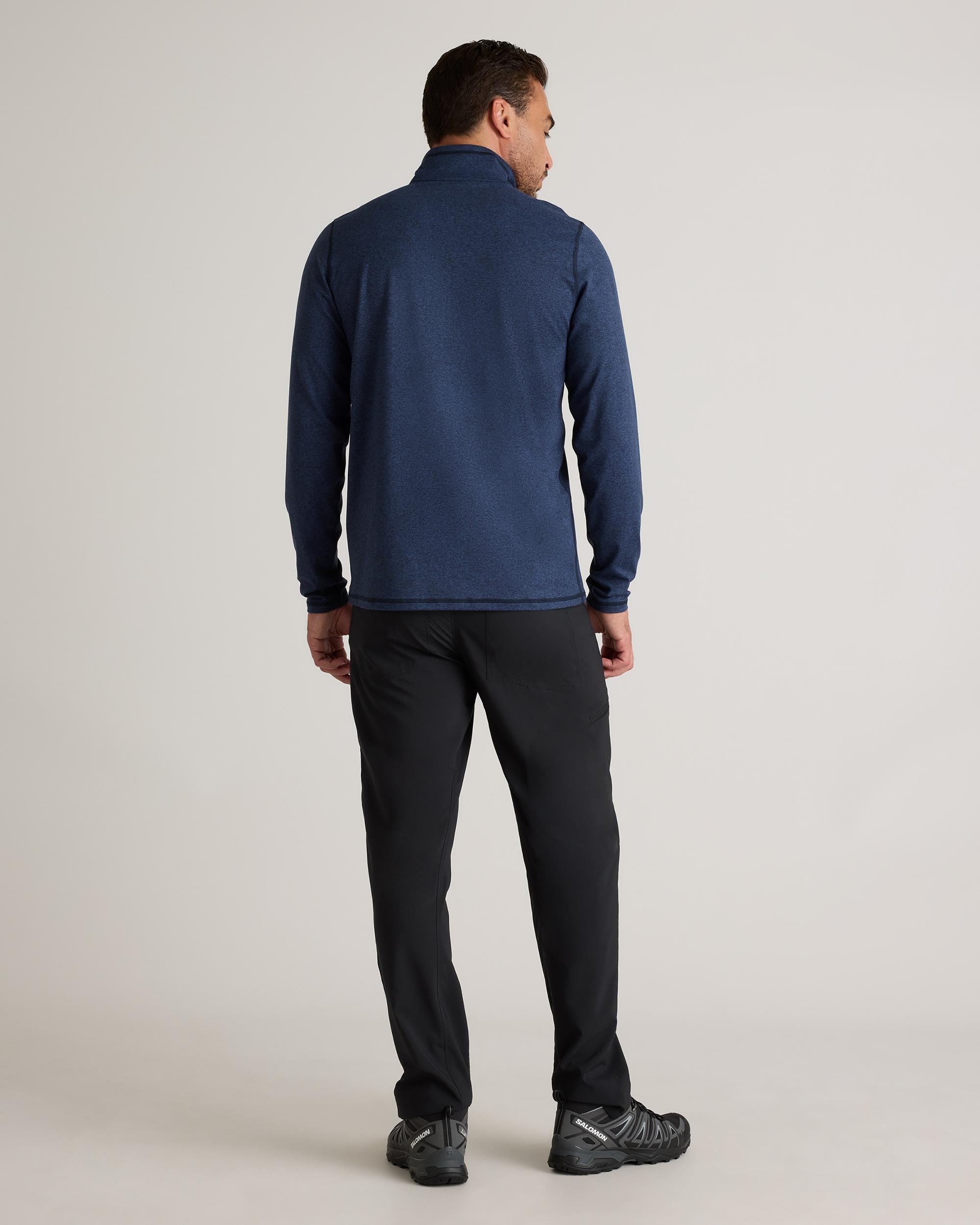 Quince | Men's Super Soft Performance Half-Zip Pullover Flowknit Activewear, Size XL, Recycled Polyester Product Image