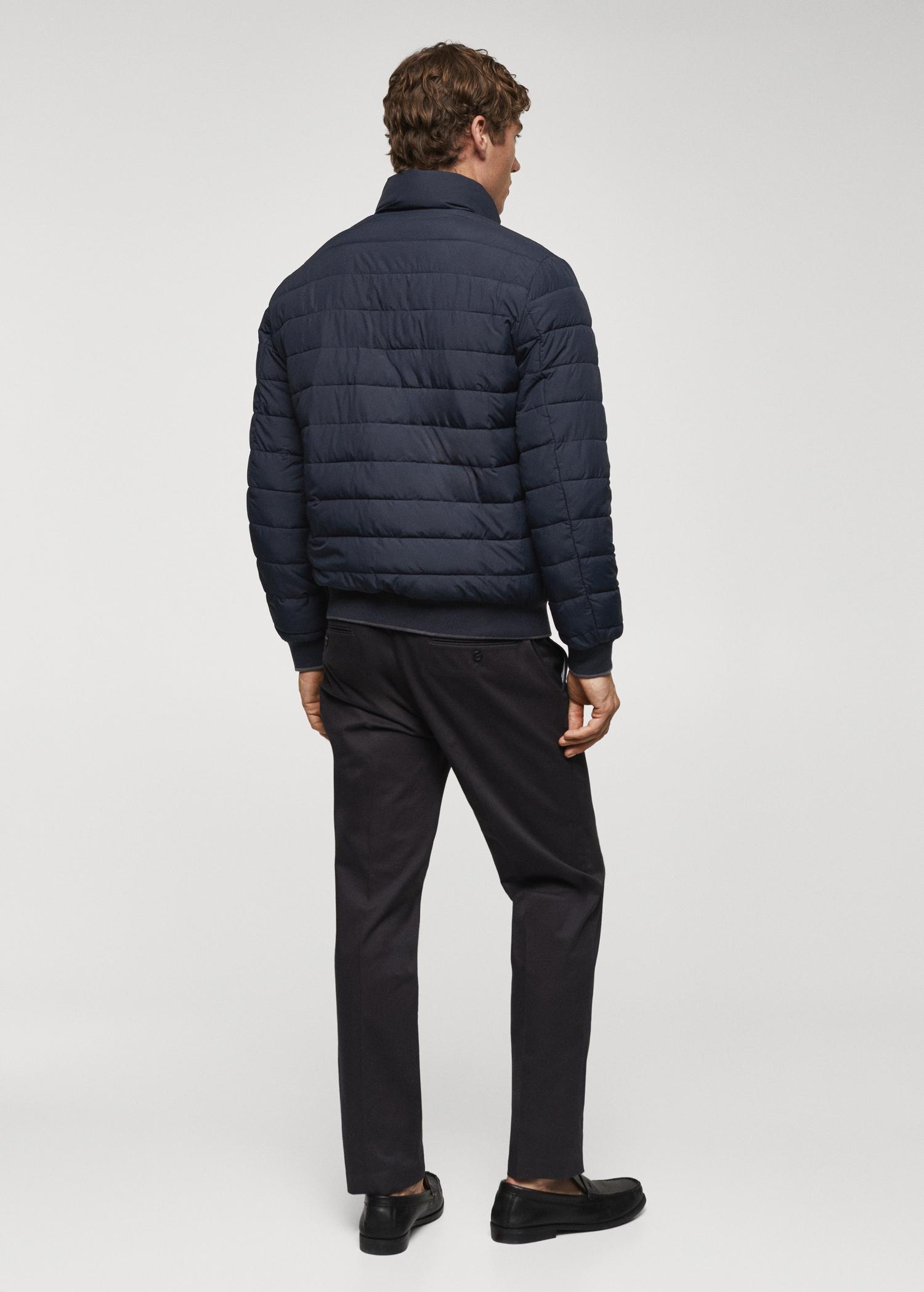 Ultra-lightweight water-repellent quilted anorak - Men | MANGO USA Product Image
