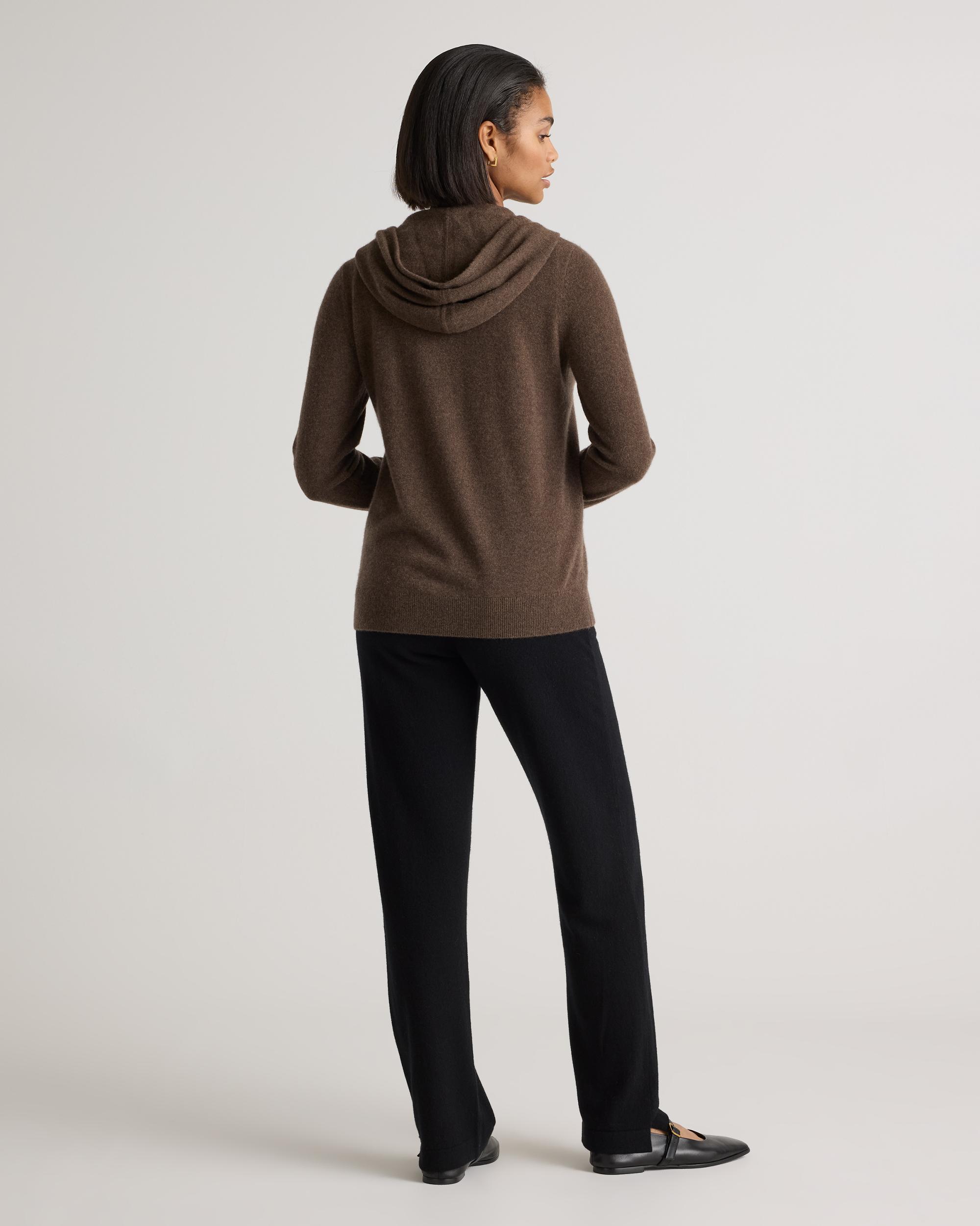 Quince | Women's Mongolian Cashmere Full-Zip Hoodie Product Image
