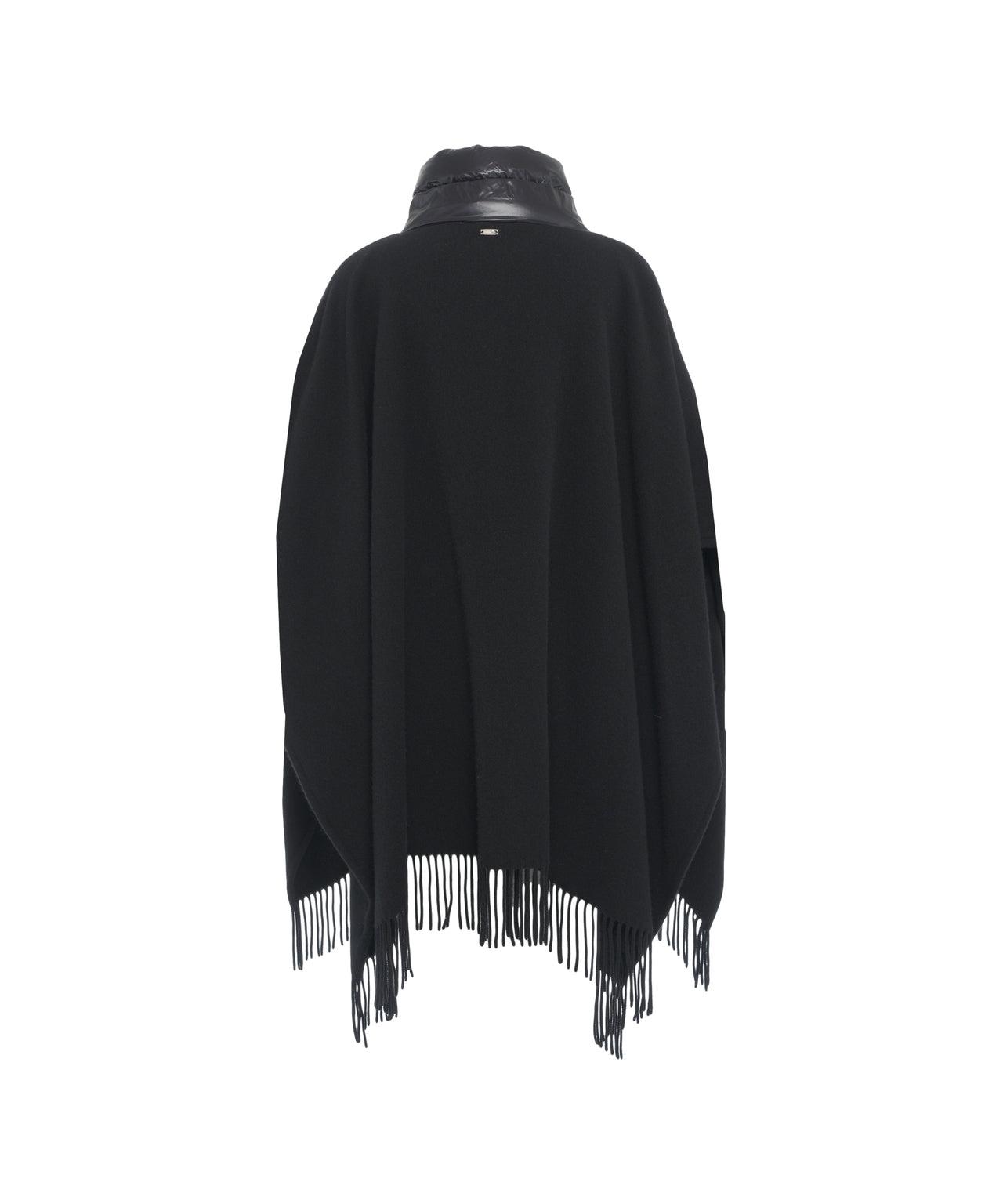 Cape with nylon details Product Image