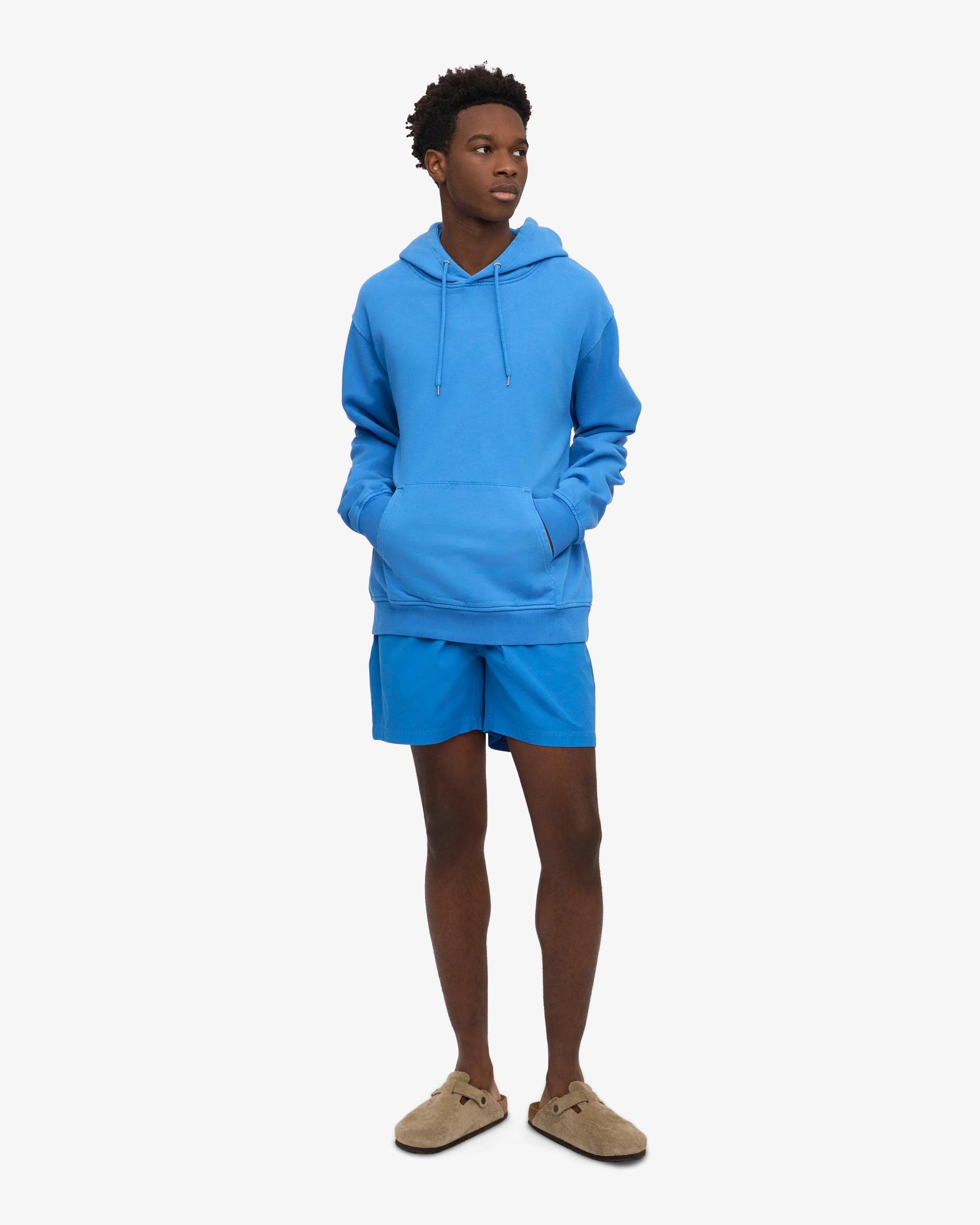 Organic Twill Shorts - Pacific Blue Product Image