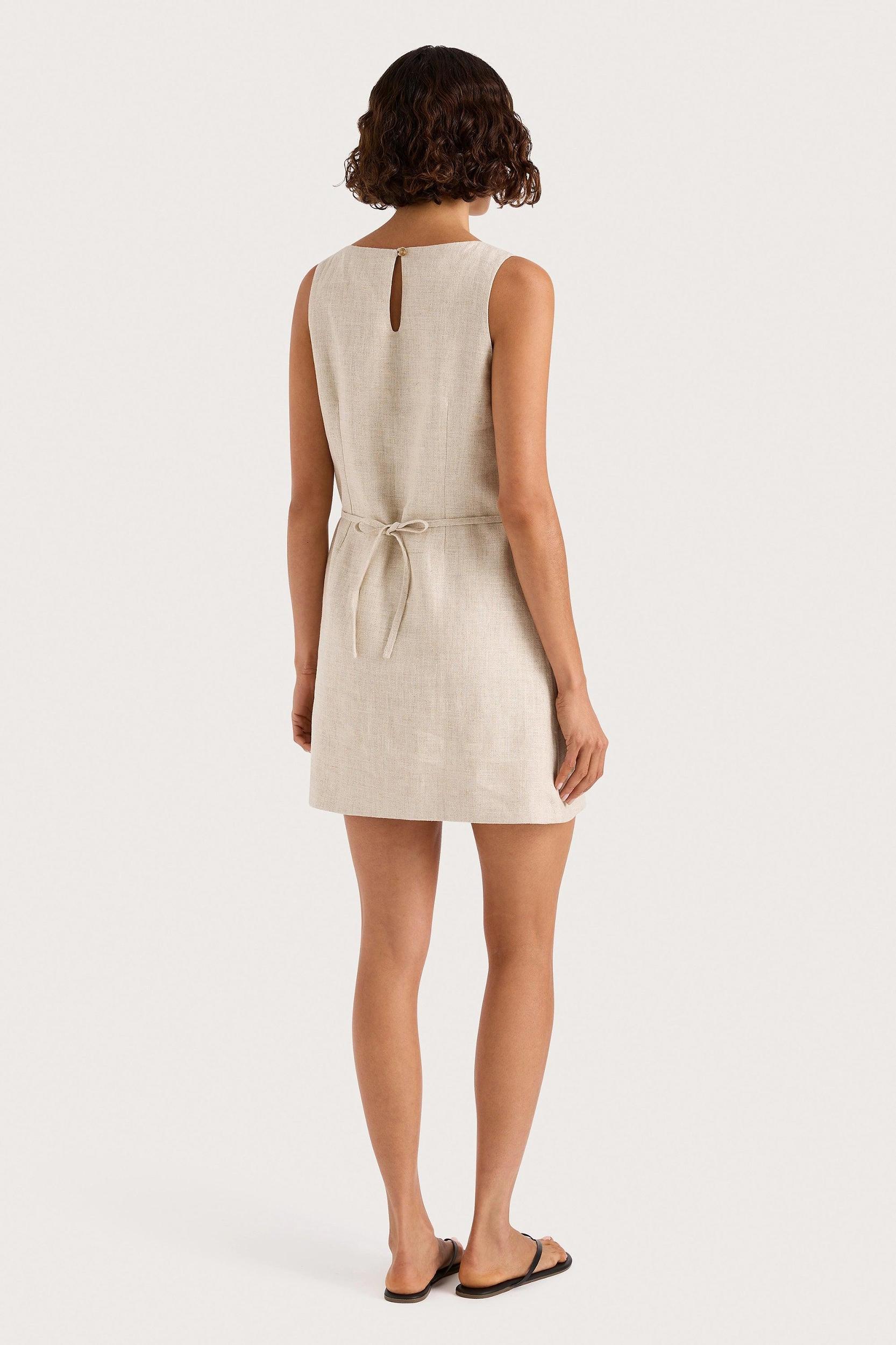 Kelly Mini Dress Natural Product Image