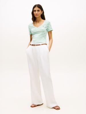 Striped V-Neck Favorite T-Shirt Product Image