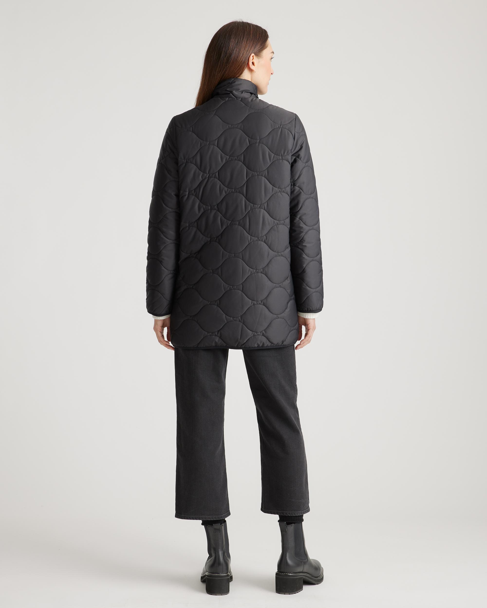 Quince | Women's Featherless Quilted Long Puffer Jacket Nylon Product Image