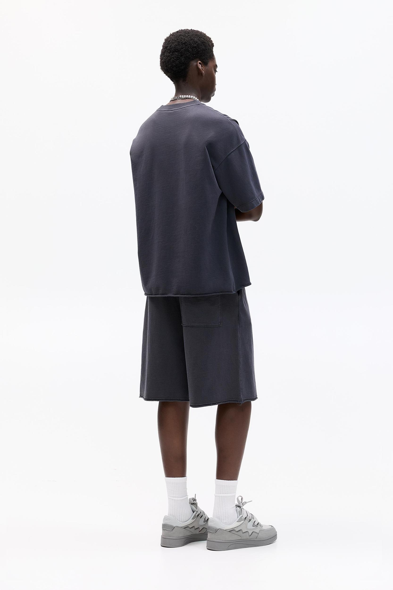 Baggy Bermuda sweat shorts Product Image