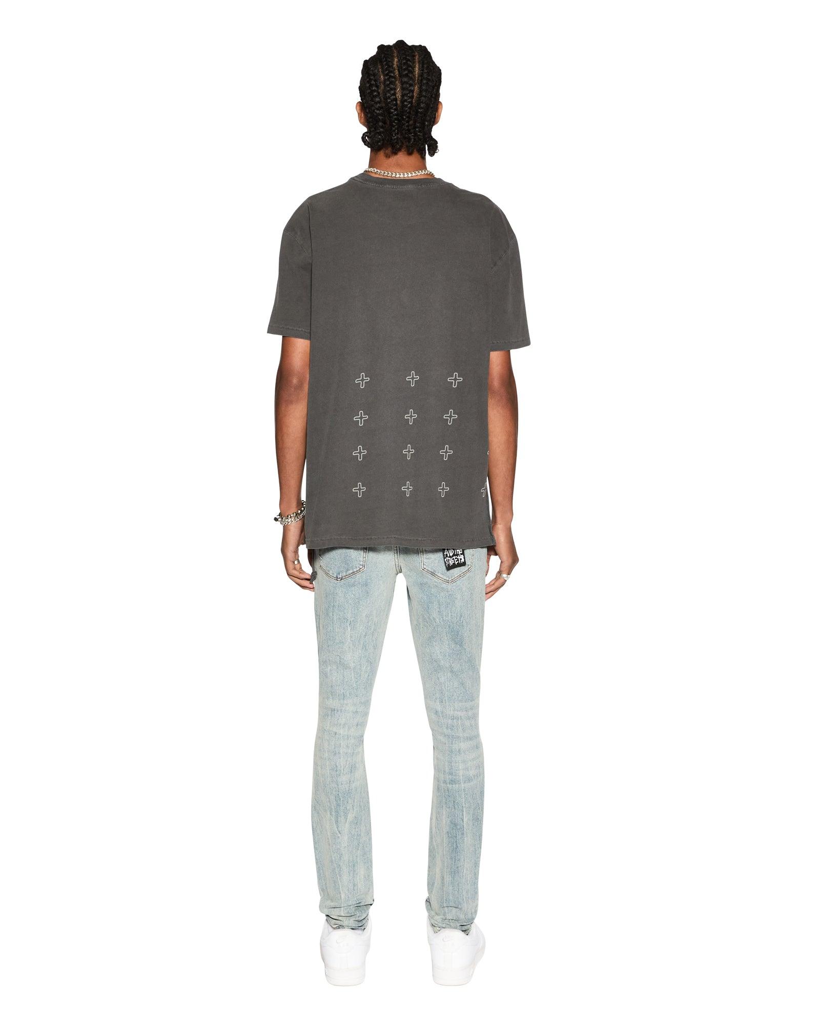 SKULL BIGGIE SS TEE FADED BLACK Male Product Image