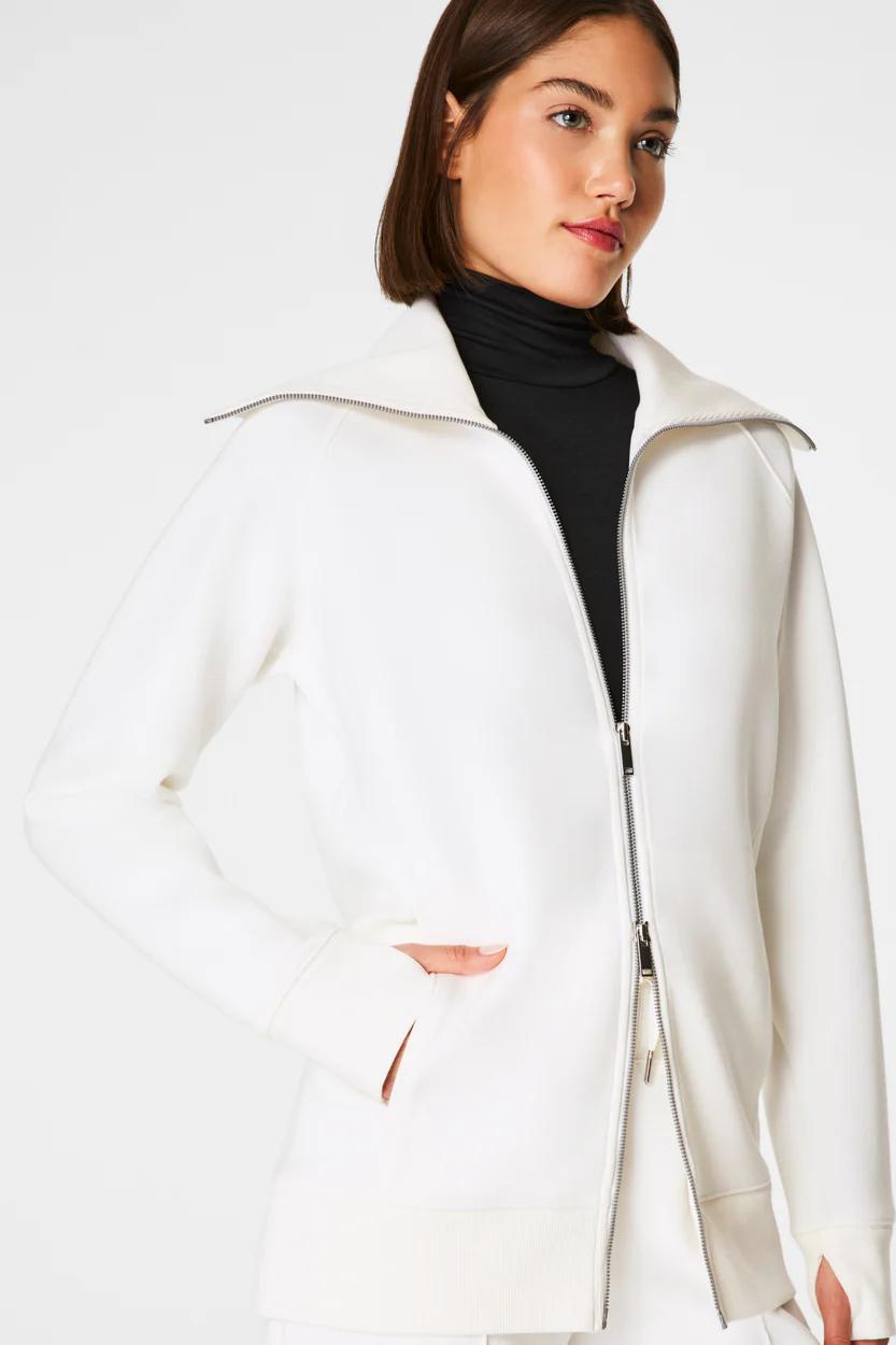 Air Essentials Luxe Full Zip Tunic- Powder Product Image