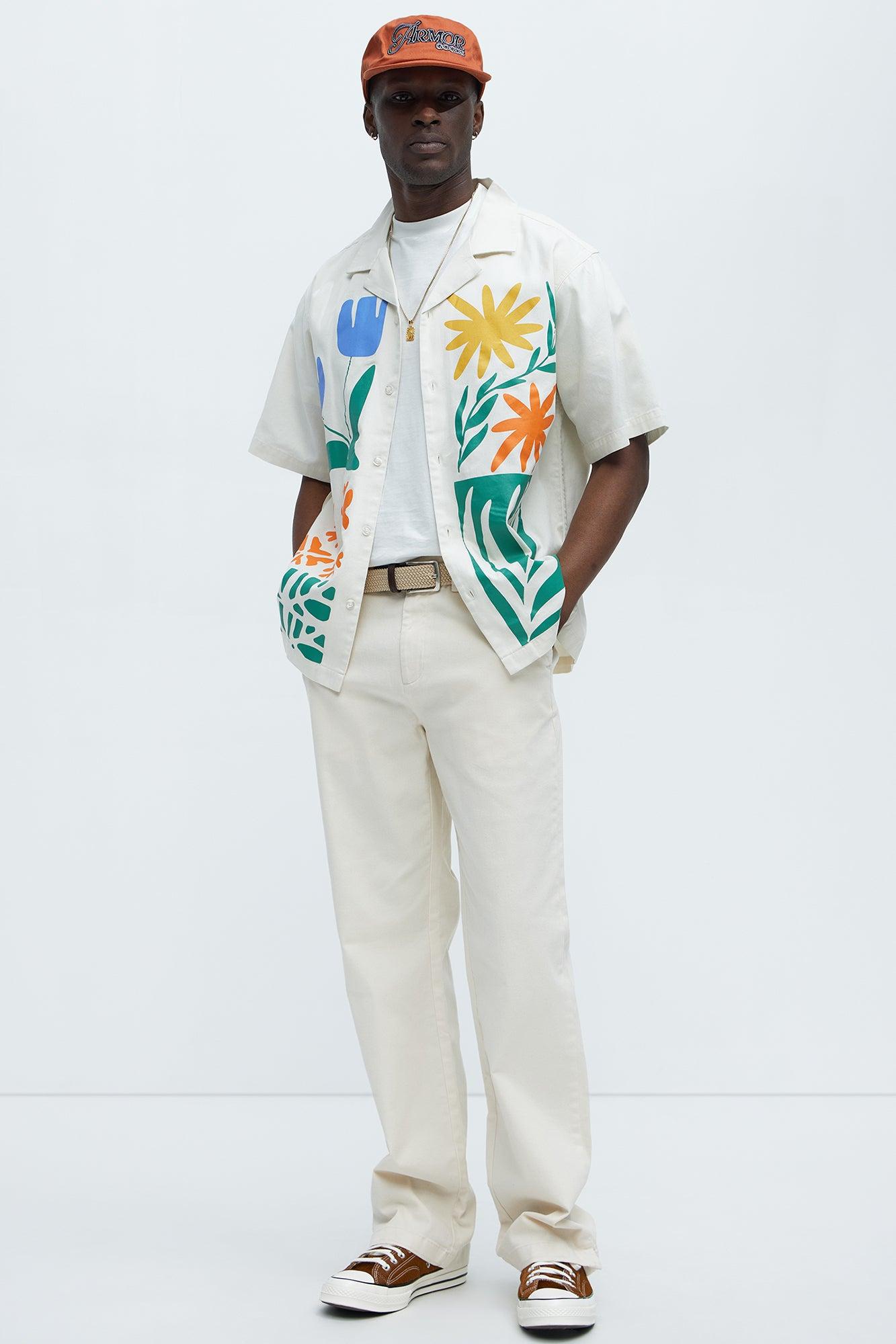 Mac Chino Straight Pants - Cream Product Image