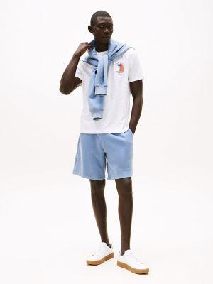 Palm Tree Logo Slub Cotton T-Shirt Product Image