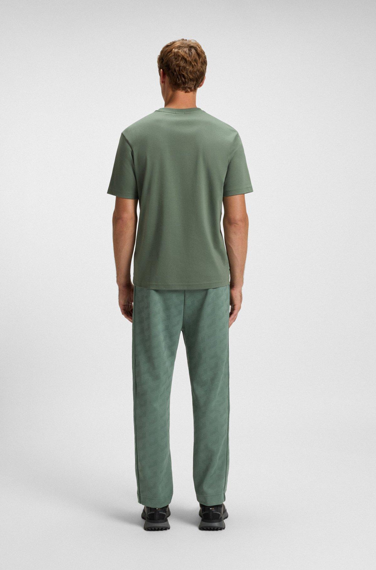 Structured-logo T-shirt in cotton jersey Product Image