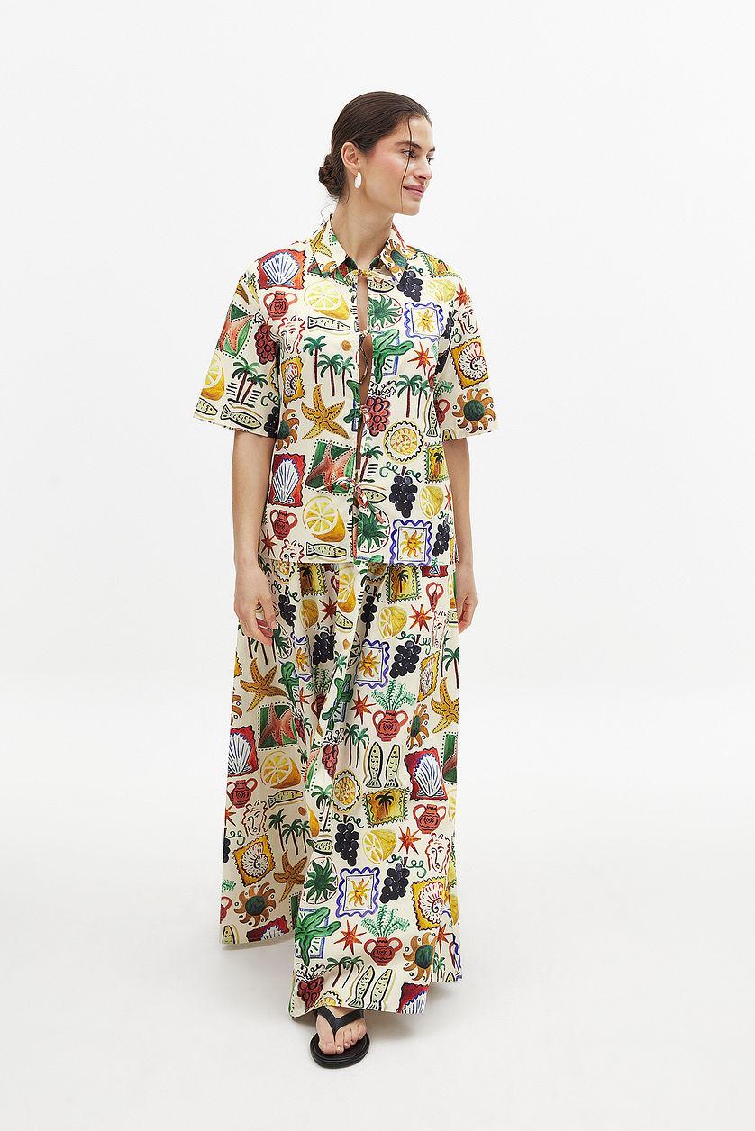 Printed Skirt Product Image