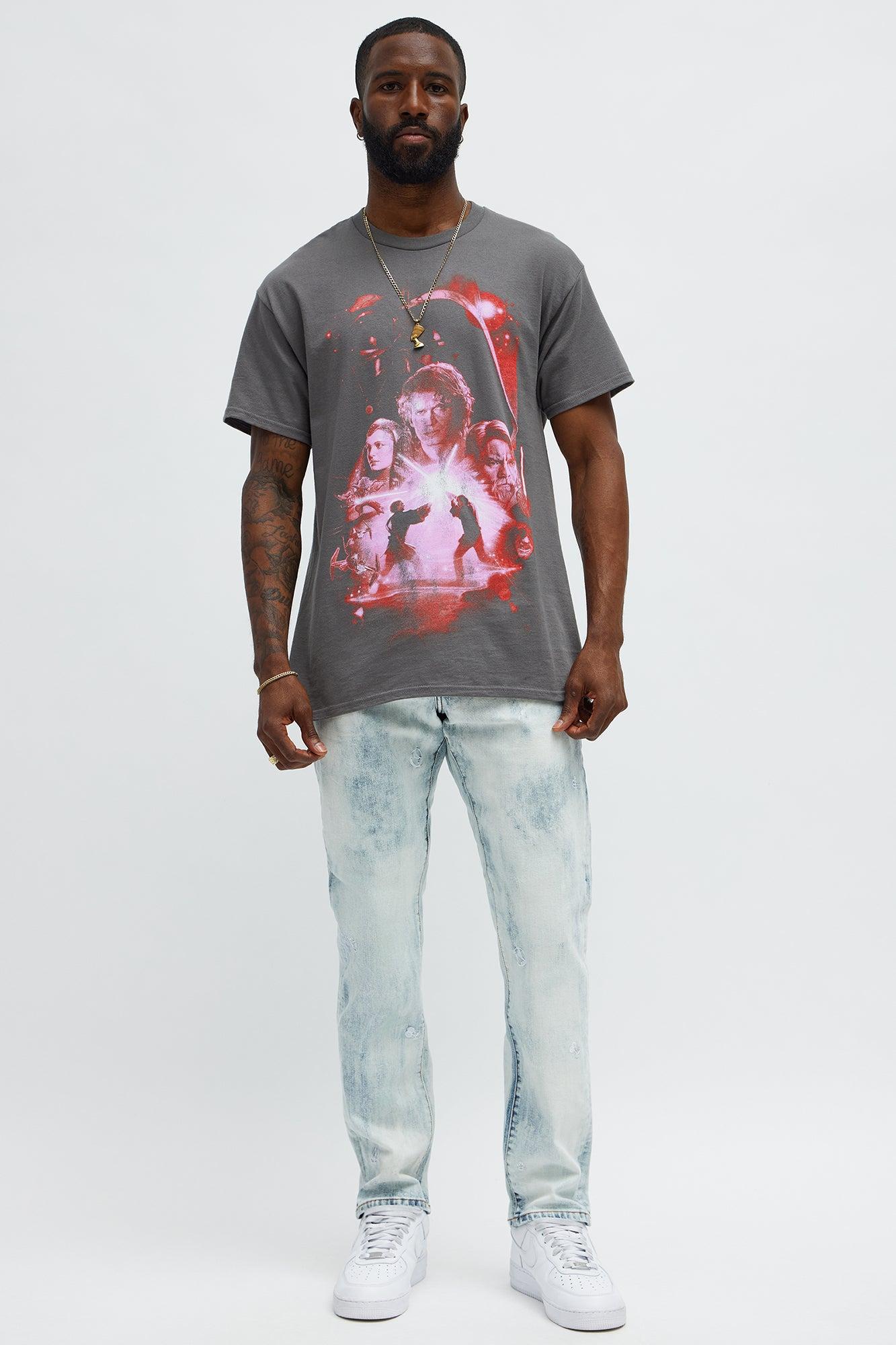 Star Wars Episode 3 Short Sleeve Tee - Charcoal Male Product Image