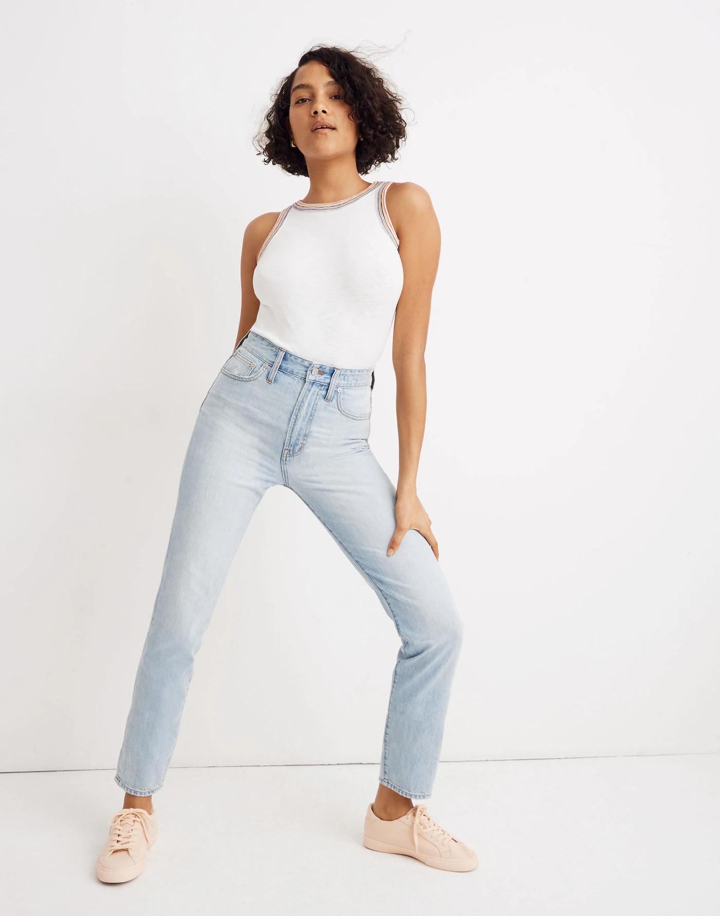 The Petite Curvy Perfect Vintage Jean in Fitzgerald Wash Product Image