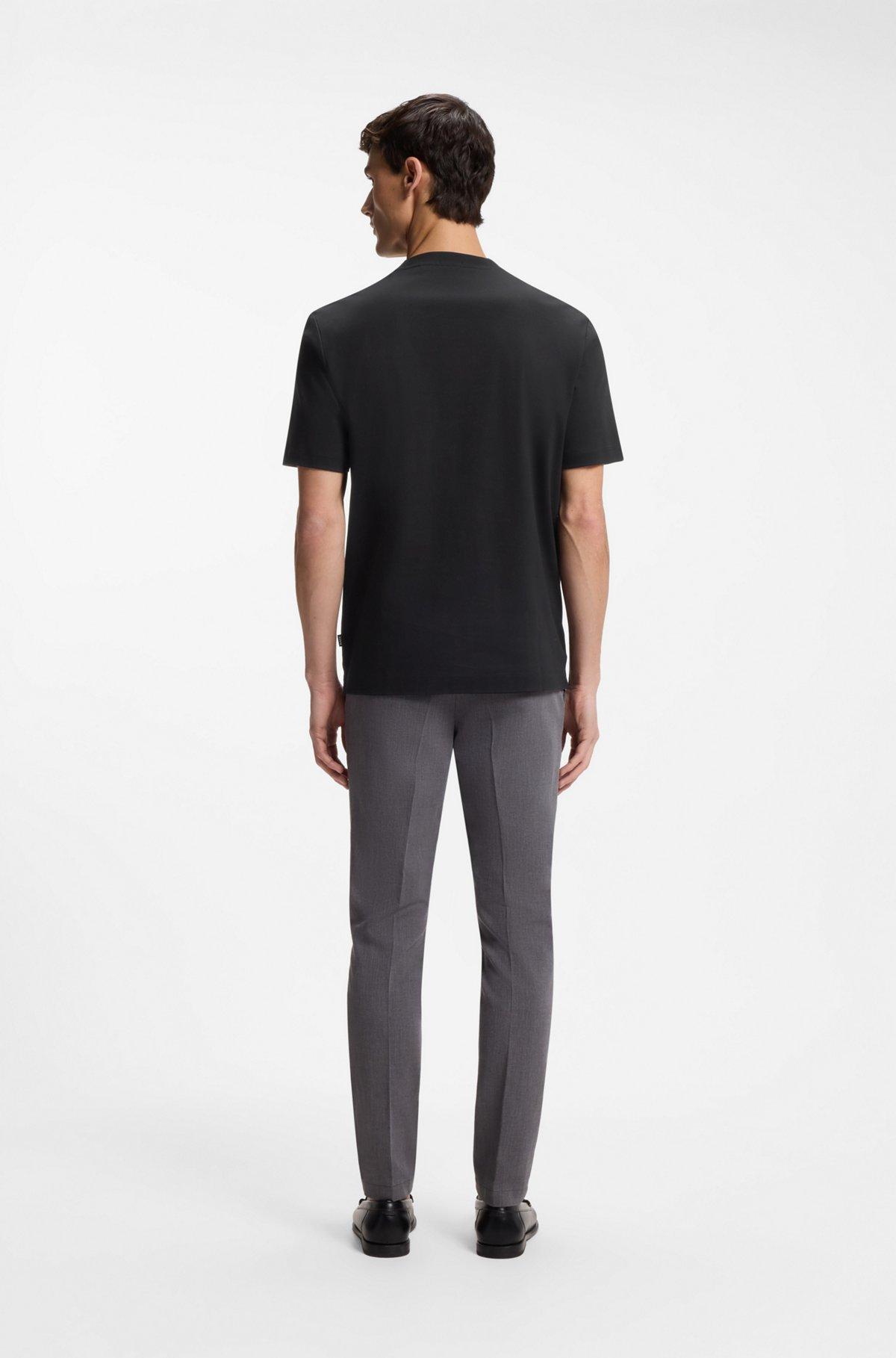 Mercerized-cotton T-shirt with Double B monogram Product Image