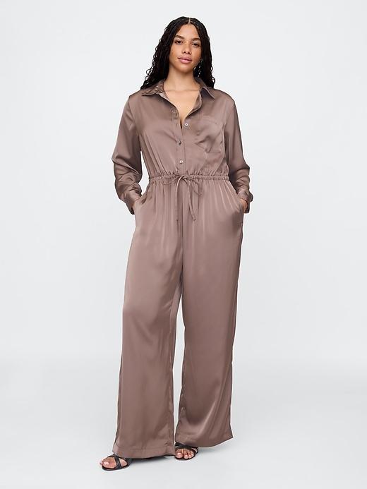 Recycled Satin Jumpsuit Product Image