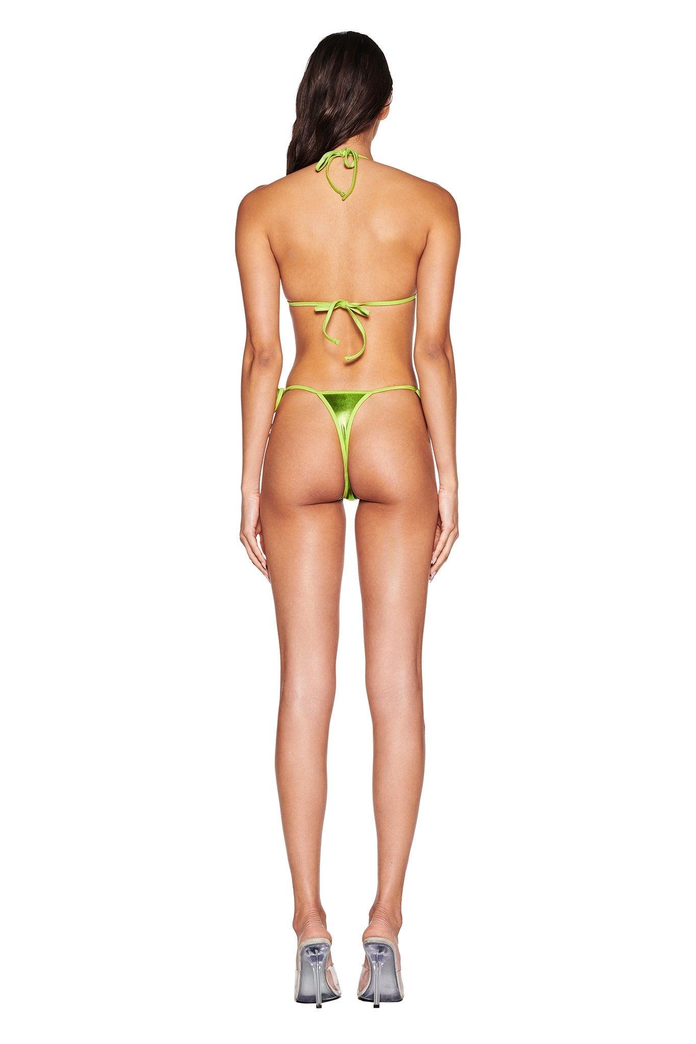 ALOHI BIKINI TOP - LIME GREEN Product Image