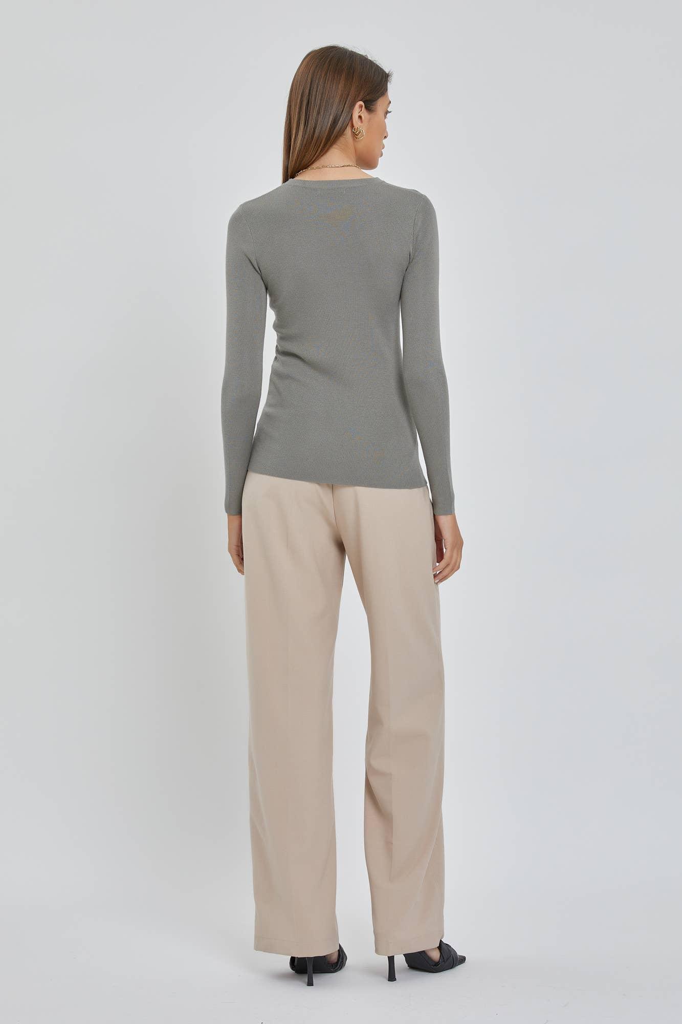 UB BASICS: MAKE YOUR CHOICE RIBBED TOP *FS Product Image