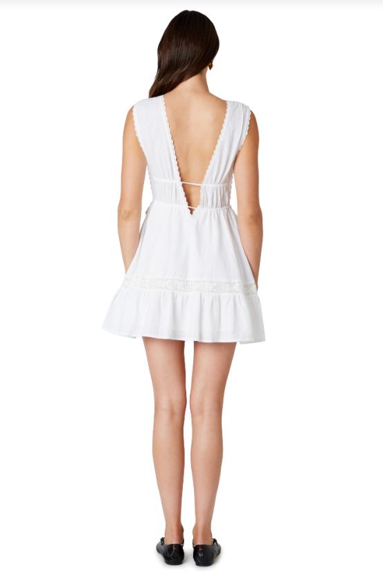 FINAL SALE Khole Mini Dress | White Product Image
