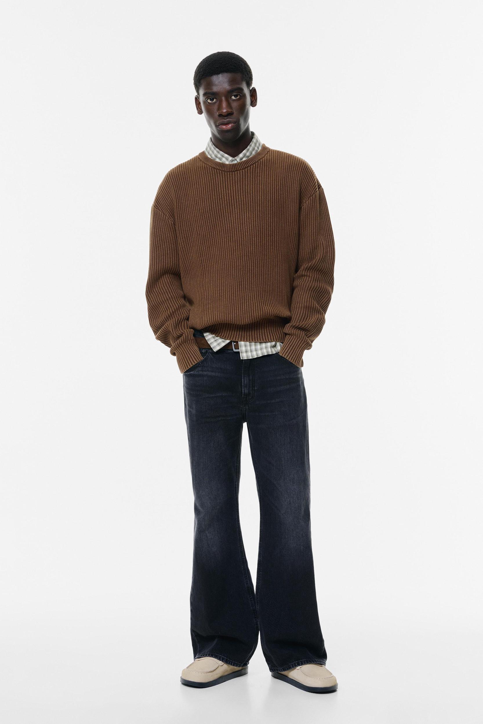 Acid wash knit jumper Product Image