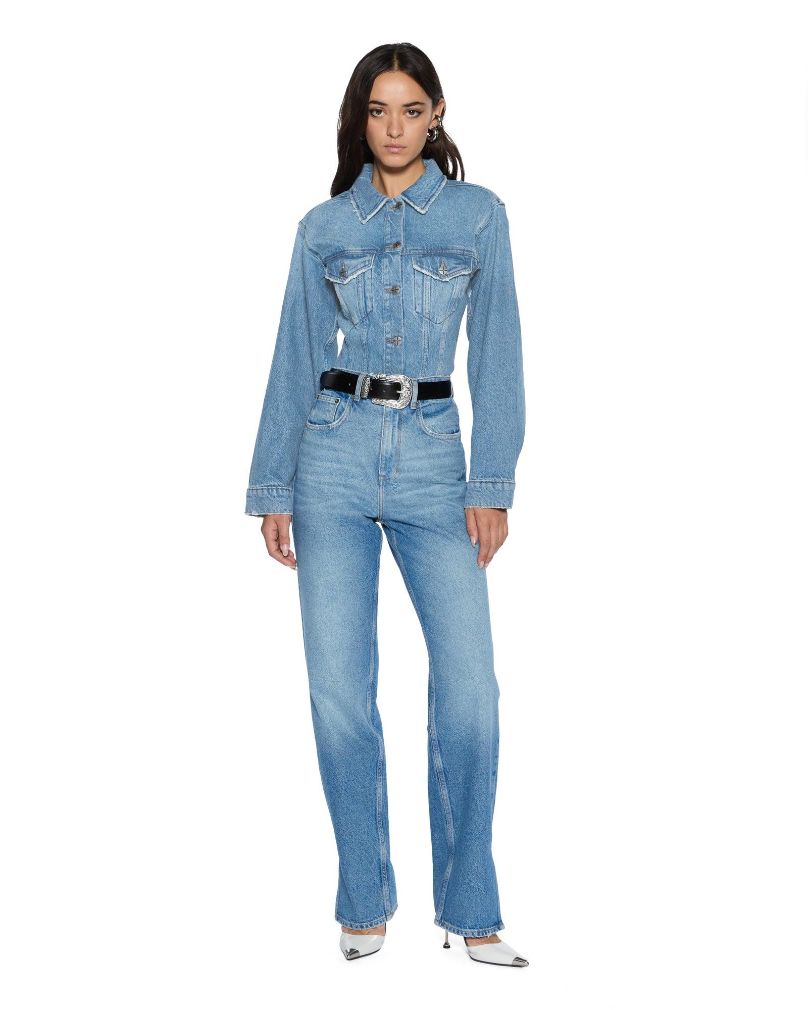 CINCHED JACKET CROP TRU VINTAGE Female Product Image