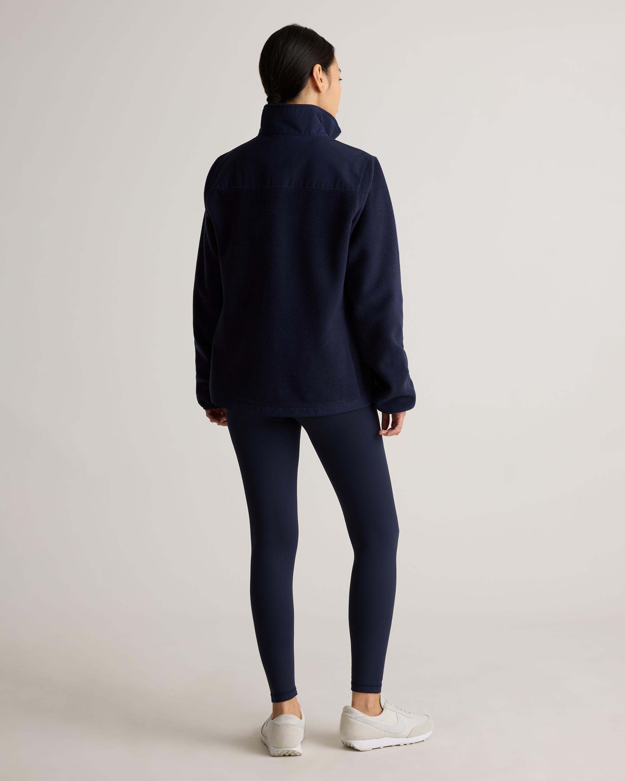 Quince | Women's Polar Fleece Full-Zip Jacket Size XL, Recycled Polyester Product Image